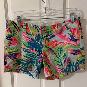 Lilly Pulitzer Callahan Shorts Island Time Tropical  Resort Vacation Size 4